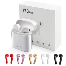 Load image into Gallery viewer, WPAIER I7S Bluetooth Earbuds Portable Wireless mini  With Charging Box