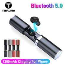 Load image into Gallery viewer, TEBAURRY Bluetooth 5.0 F-9 TWS Wireless  with 1300mAh Charging Box