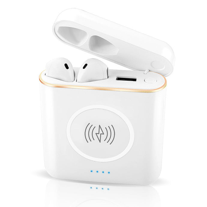 WPAIER XT6 TWS 3 in 1 Stereo Wireless Bluetooth V4.2 Headphones with Charge Box Multi-Functional Earbuds 5200mAh Power Bank