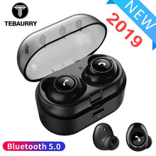 Load image into Gallery viewer, TEBAURRY  CP-7 TWS Bluetooth 5.0  Mini Wireless Earbuds Stereo Bass with Charging Box